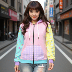 Candy Bear Harajuku Decora Fairy Kei Pastel Hoodie Plus Size Hoodie