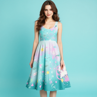 Sweet Lolita Pastel Fairy Kei Ocean Bubble Dress